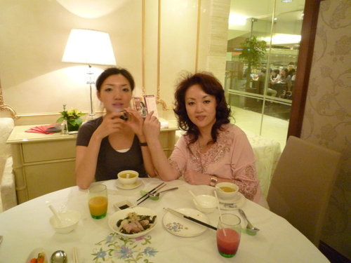 娘と香港　昼の食事